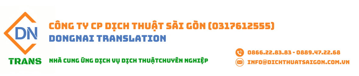 Dịch thuật Đồng Nai